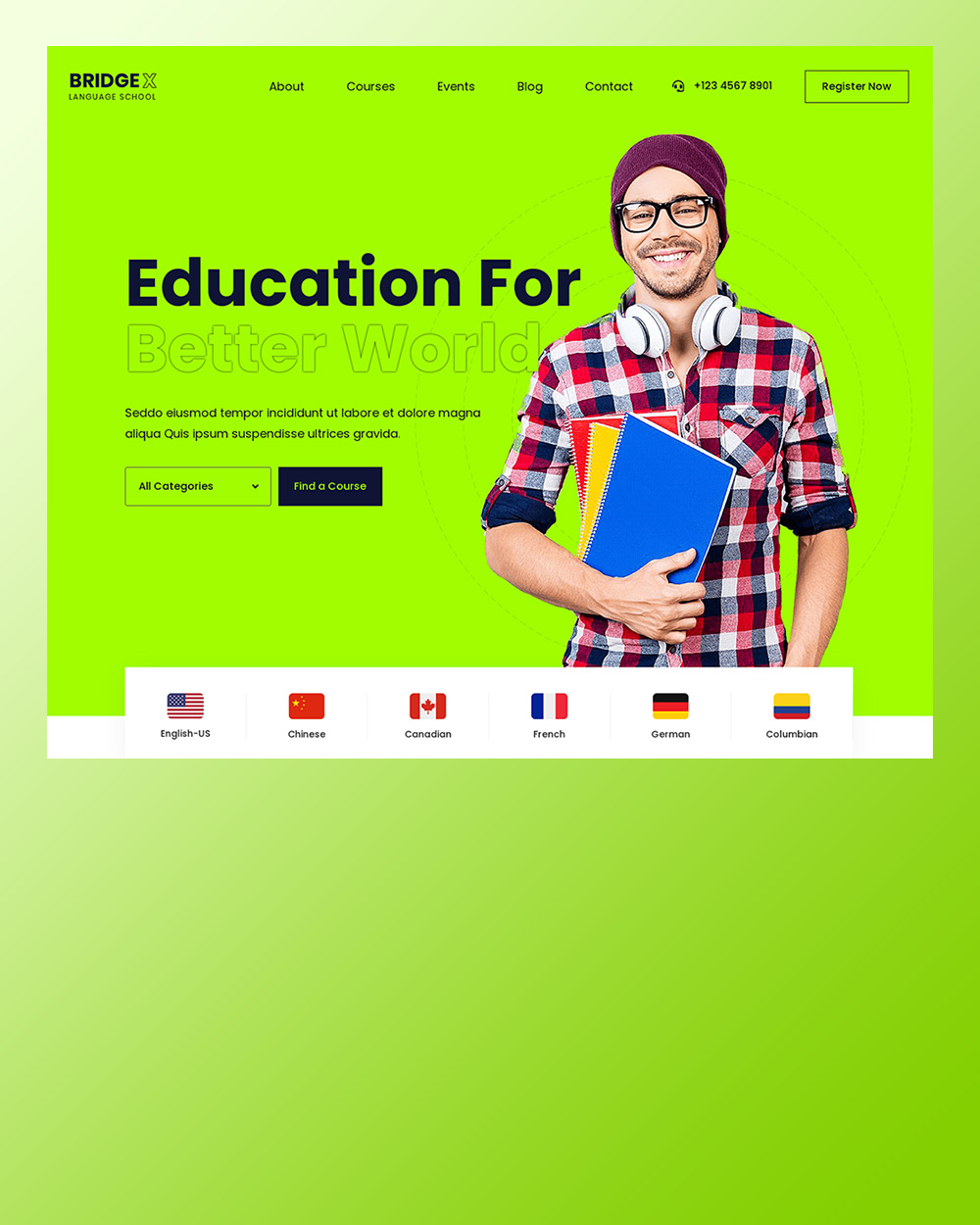 JupiterX Language school обработано
