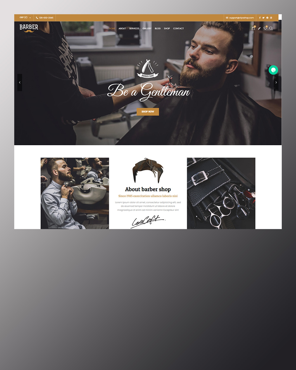 ciyashop barber shop обработано