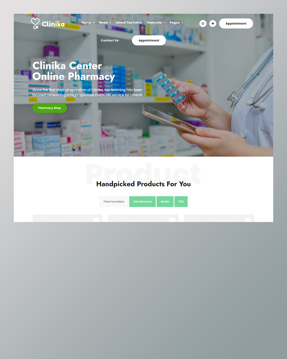 clinika pharmacy shop обработано