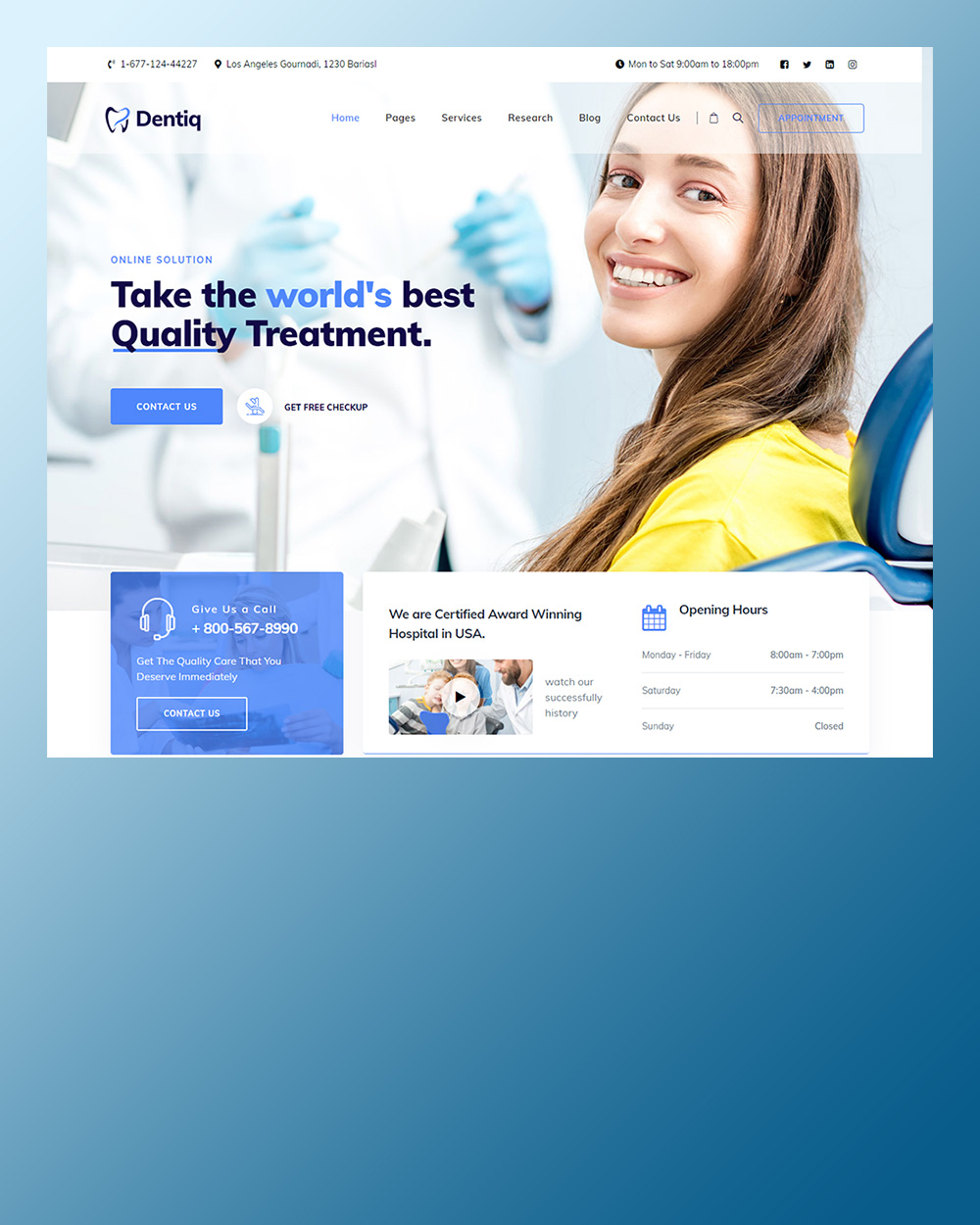 dentiq dentical clinic обработано