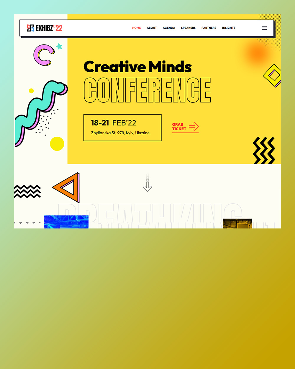 exhibz creative conference обработано