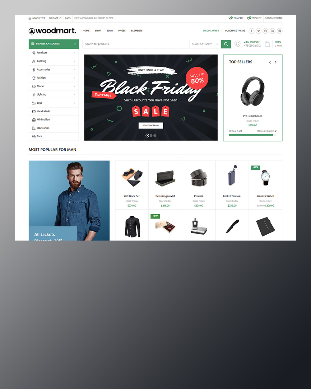 woodmart black friday обработано