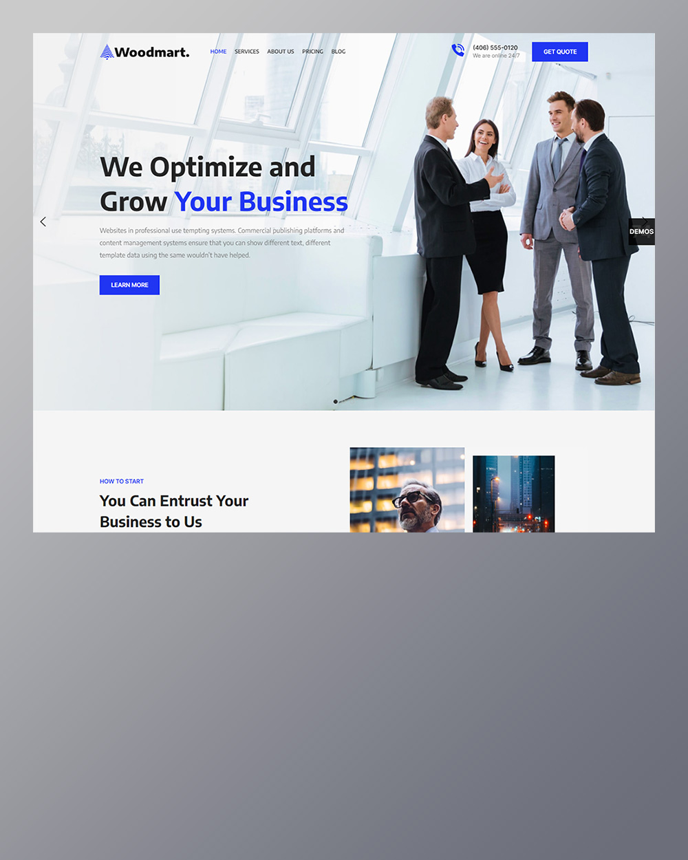 woodmart corporate обработано