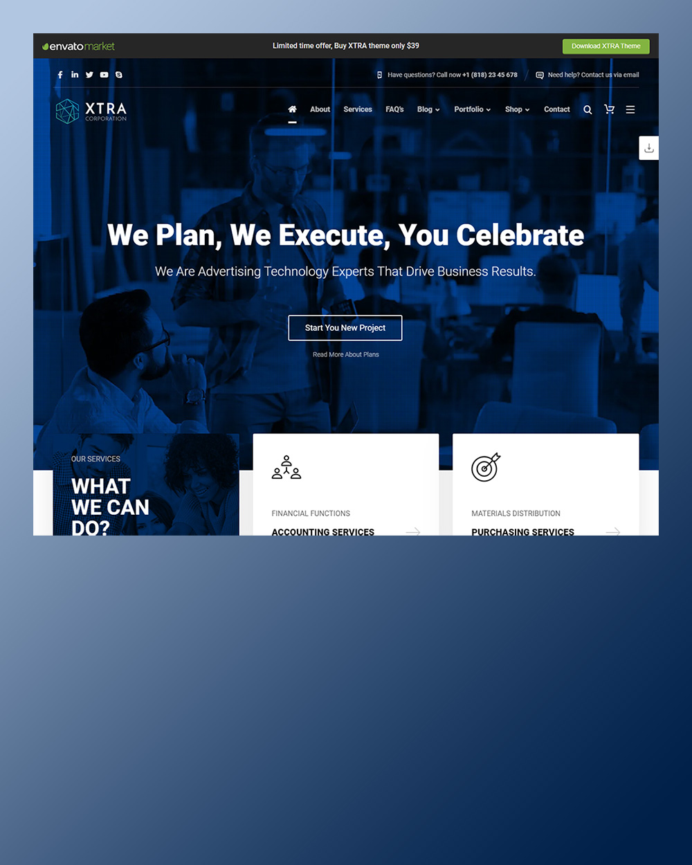xtratheme corporate обработано