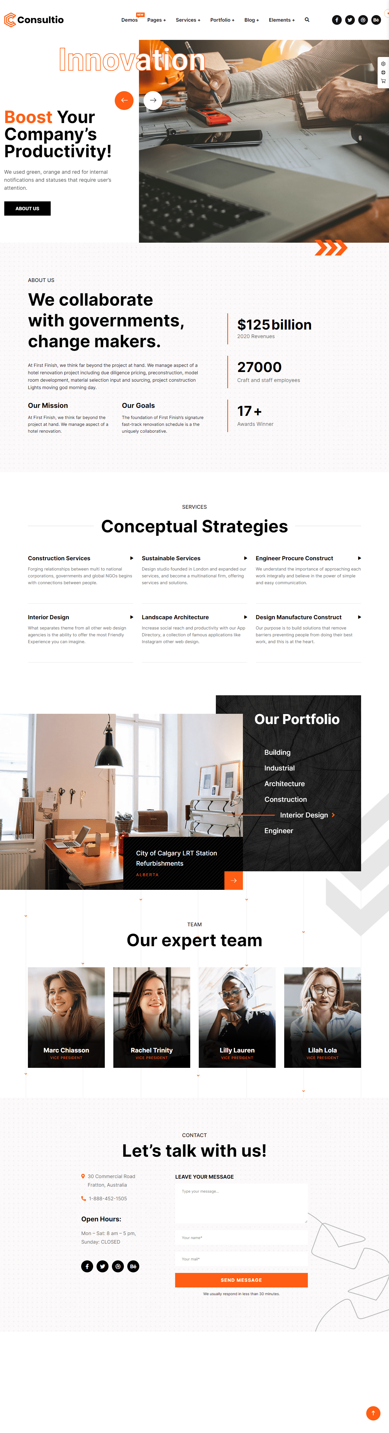 Consultio business construction