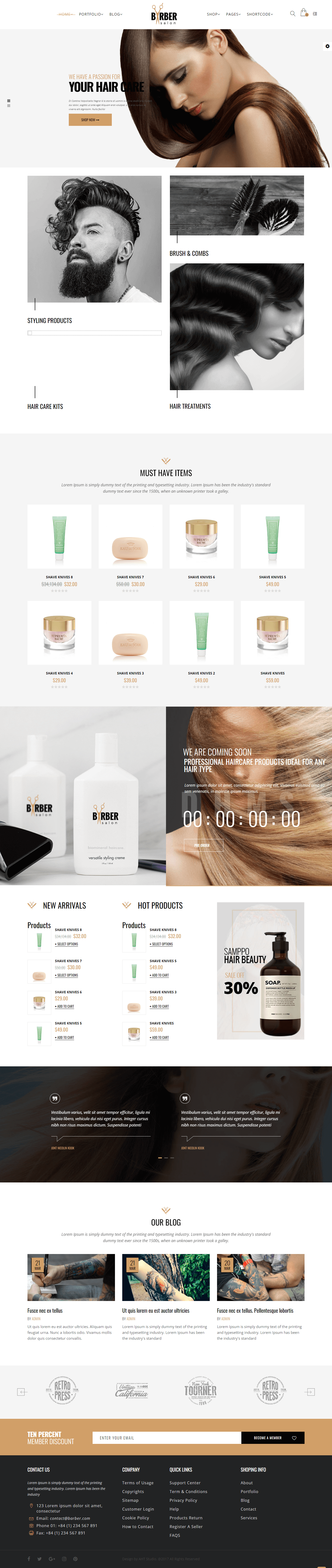 barber home salon