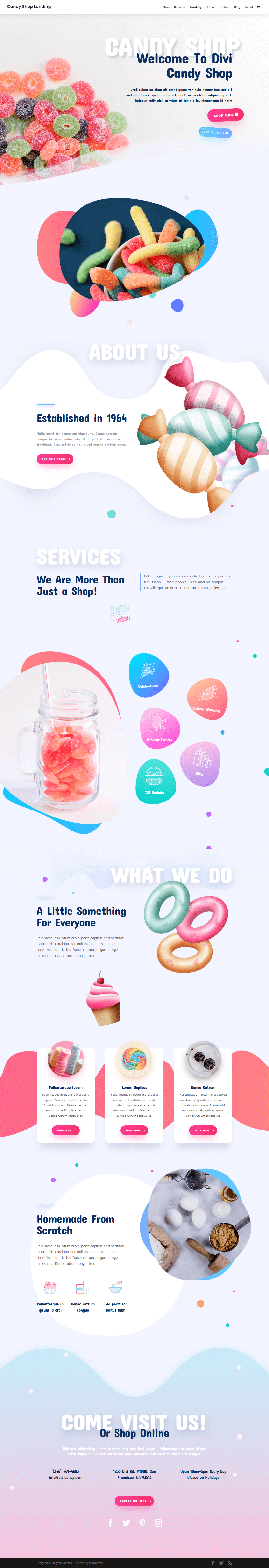 divi candy shop