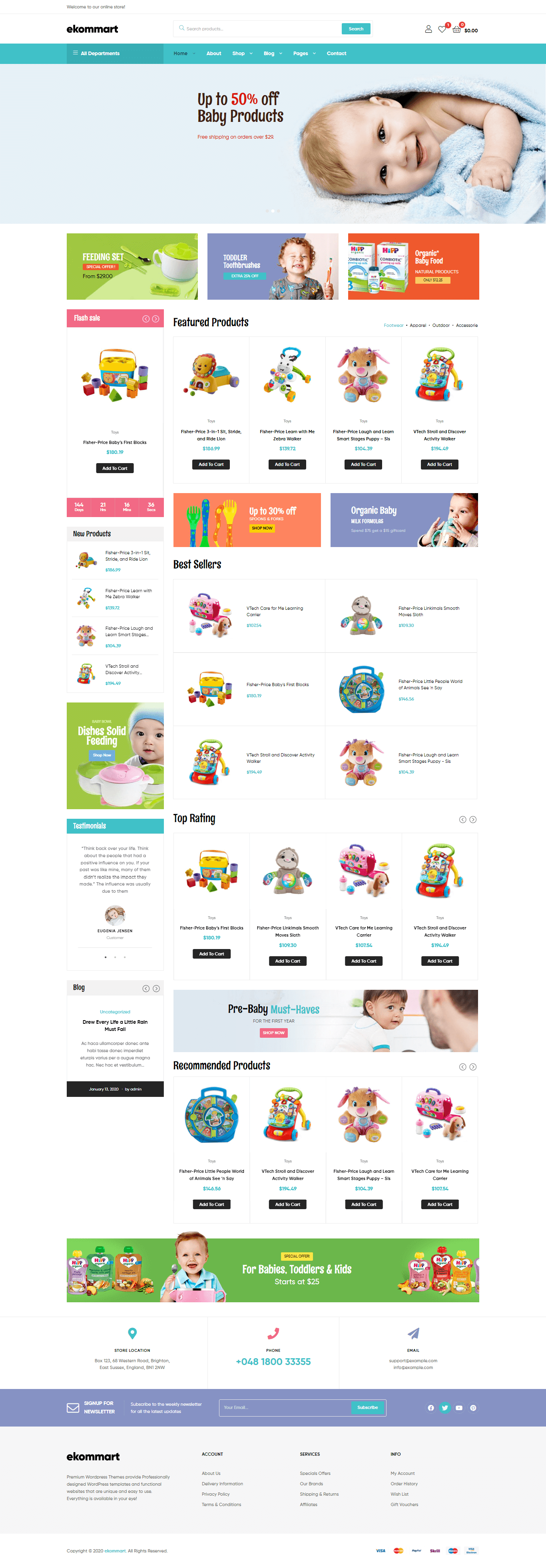 ekommart kids online shop