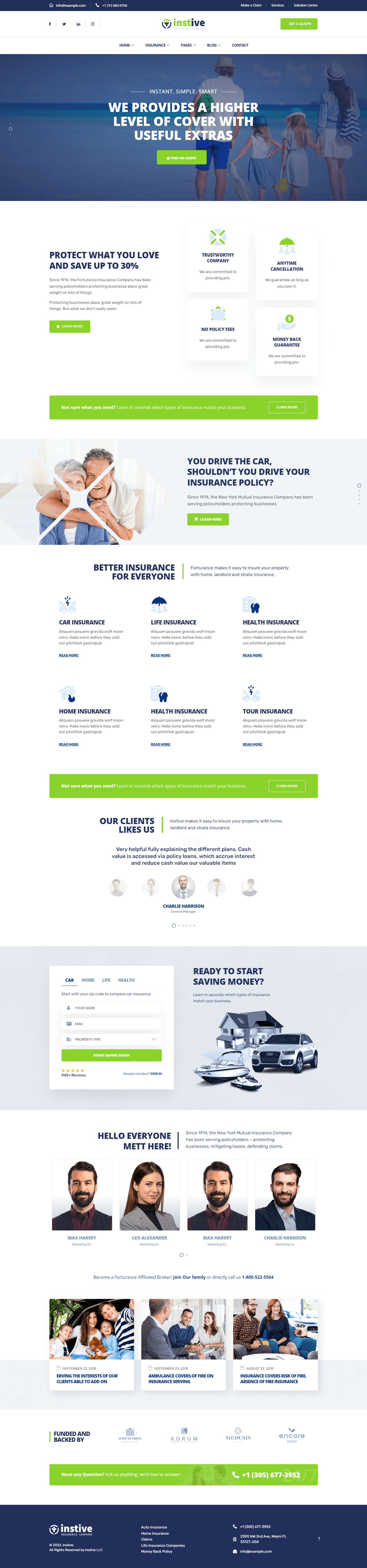 instive insurance cover