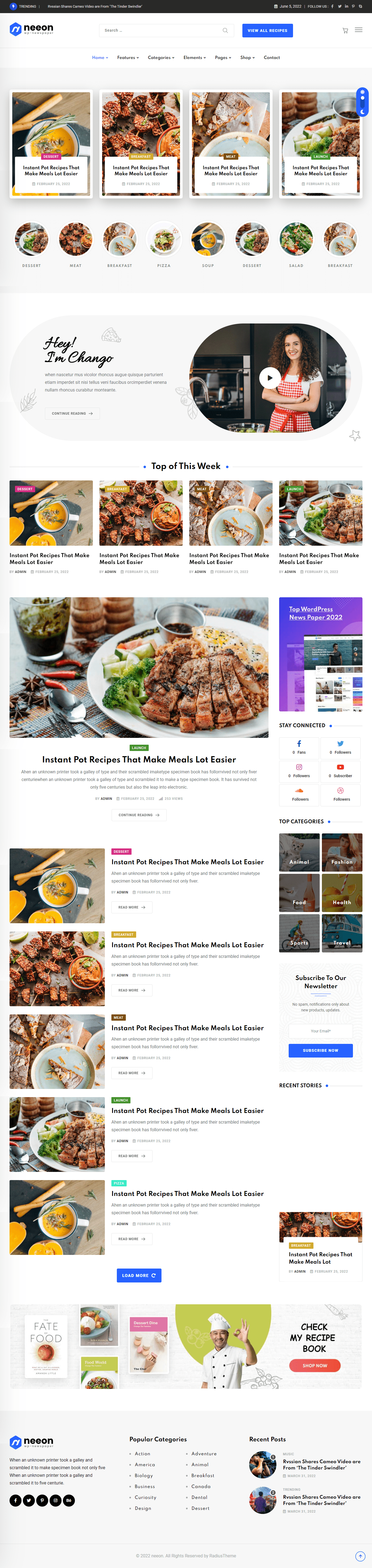 neon cooking