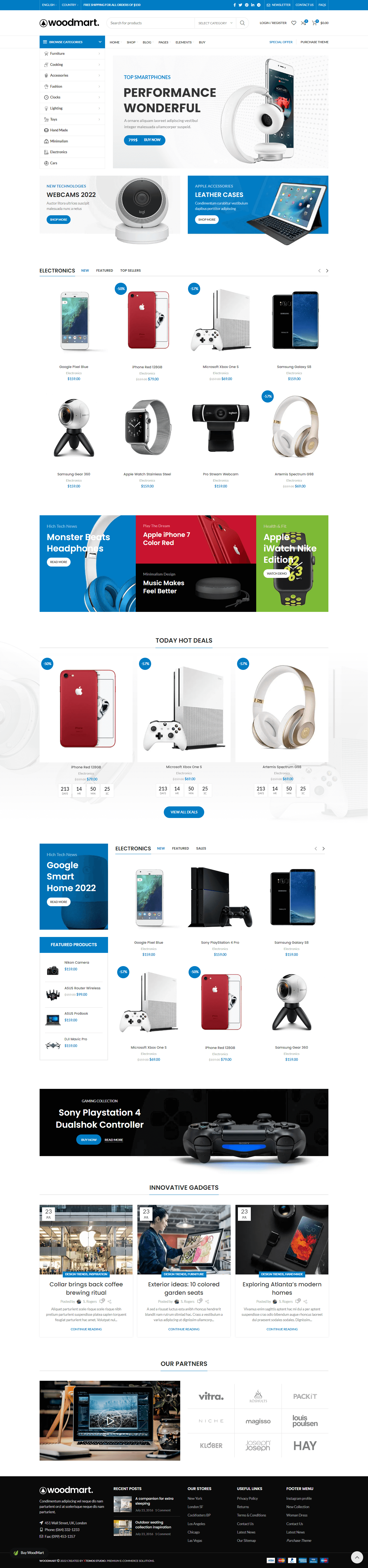 woodmart demo electronics