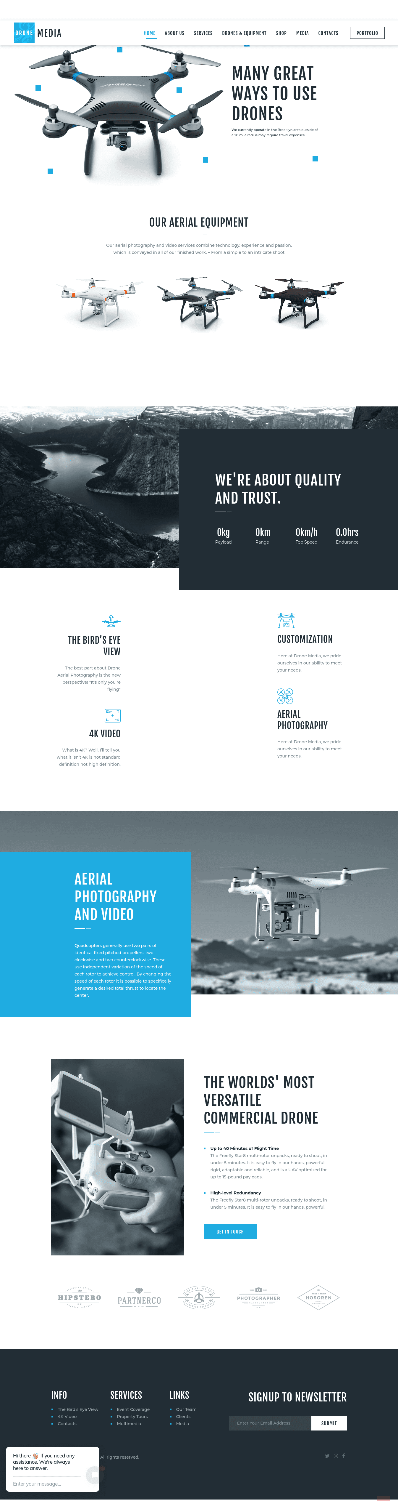 Drone media content maker