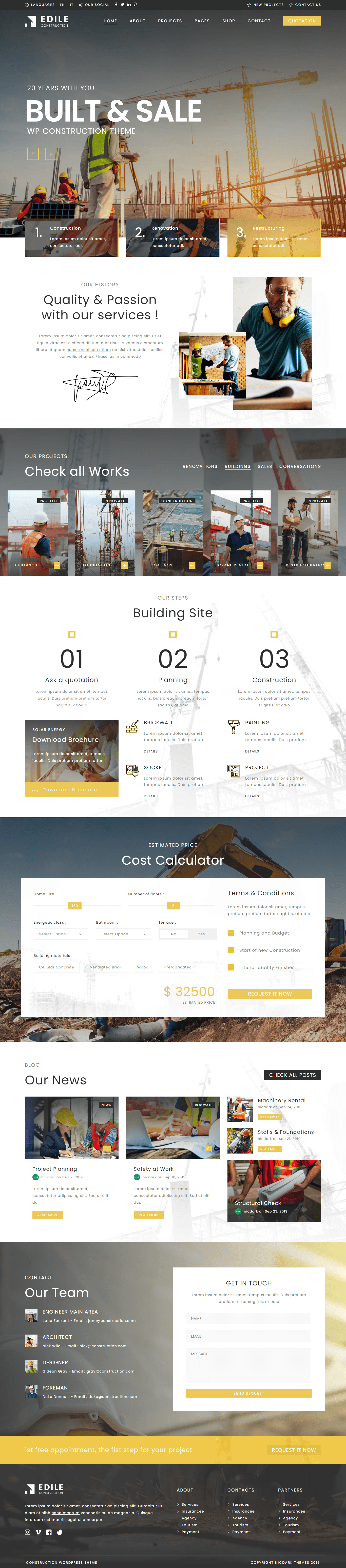 Edile construction