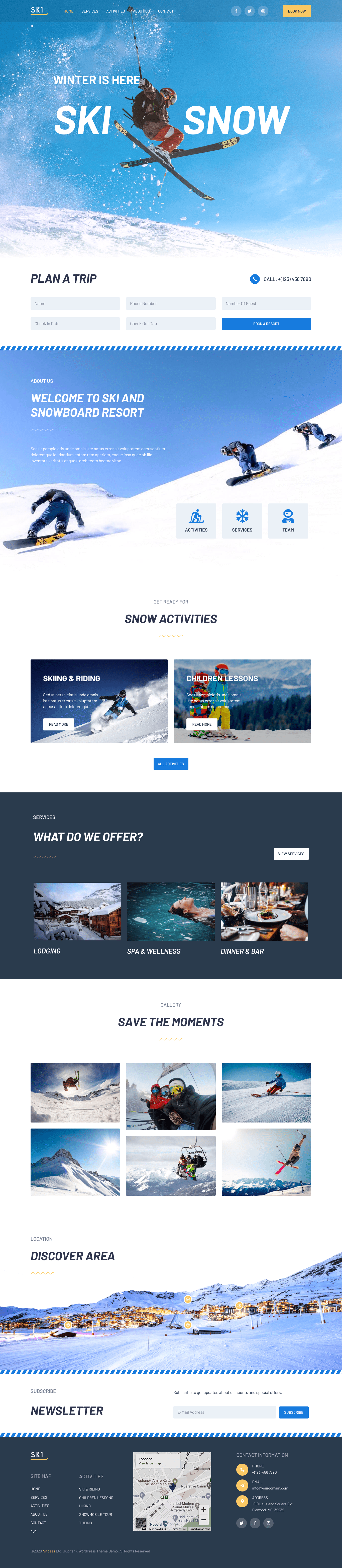 JupiterX Ski travel