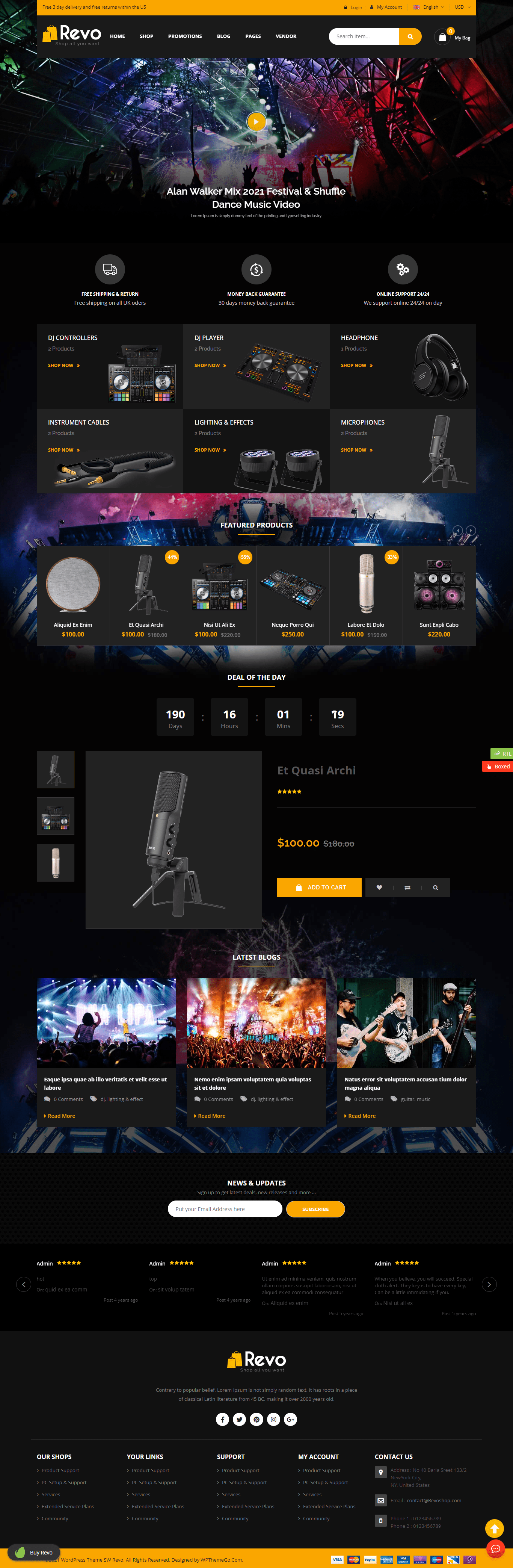 Revo music store