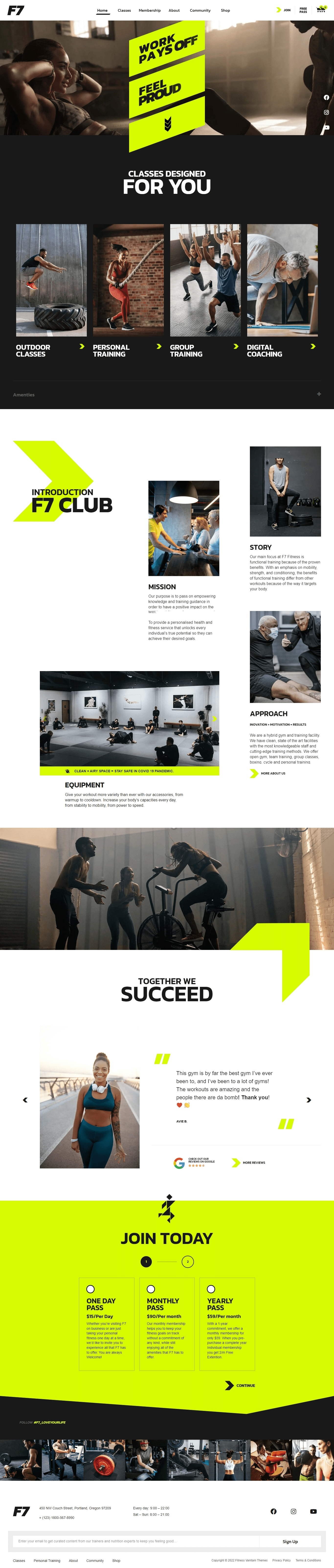Vamtam Sport Club template