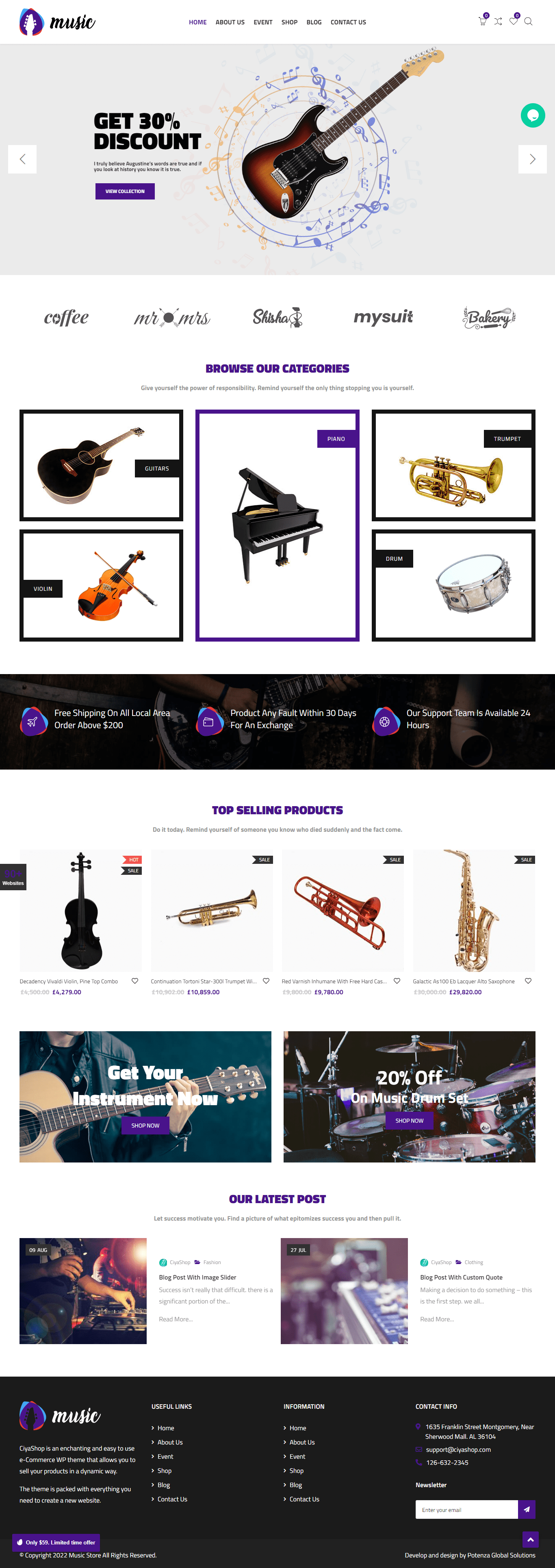 ciyashop music store