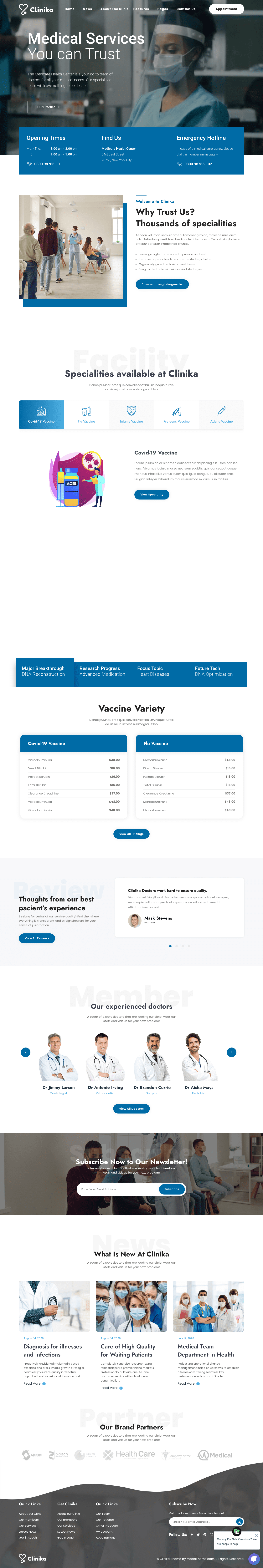 clinika home template