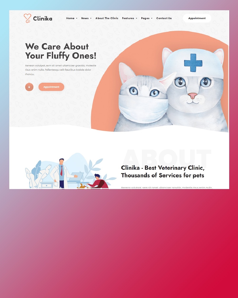 clinika veterinarian clinic cover 1