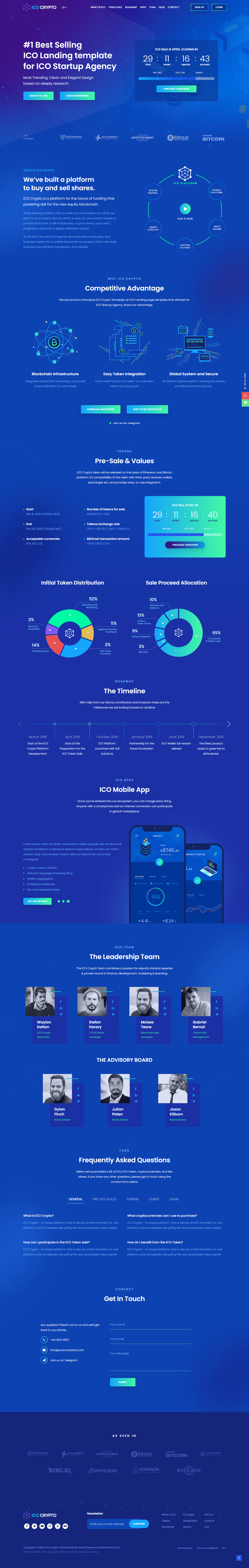 cryptico ICO landing