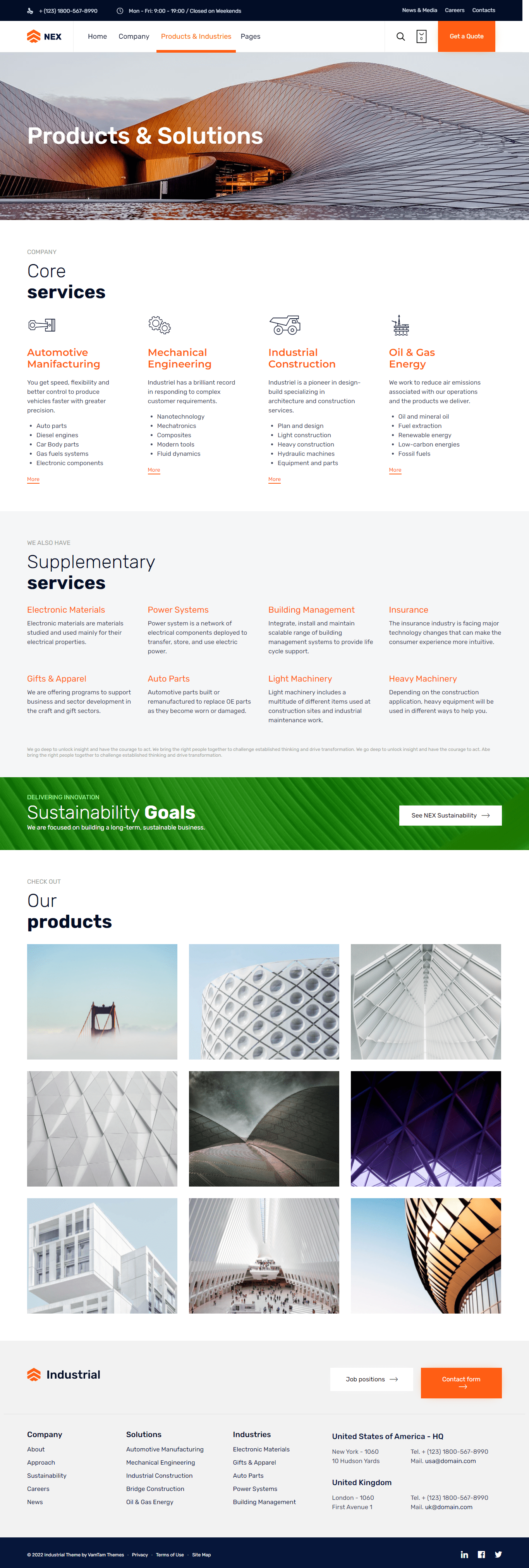 nex industiral products solutions