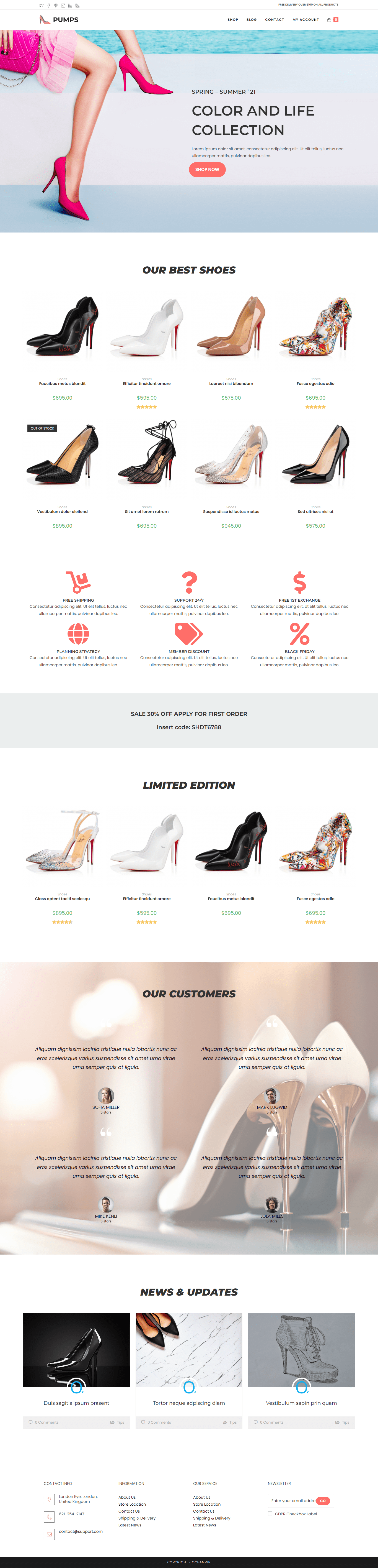 oceanwp womens shoes