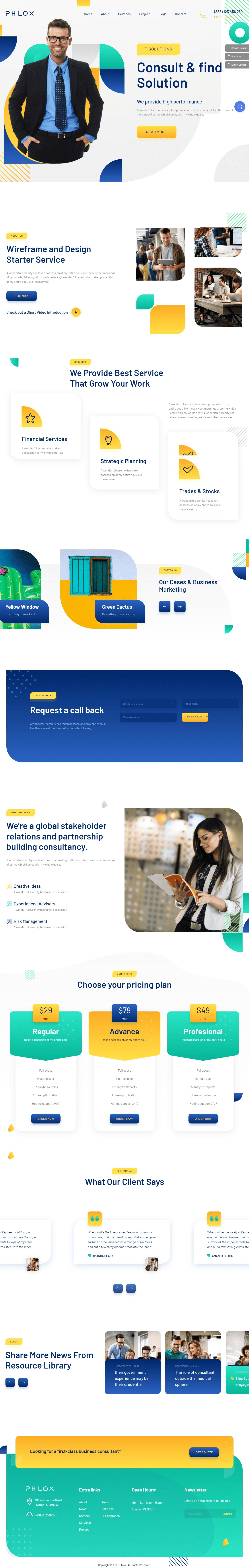 phlox consulting template