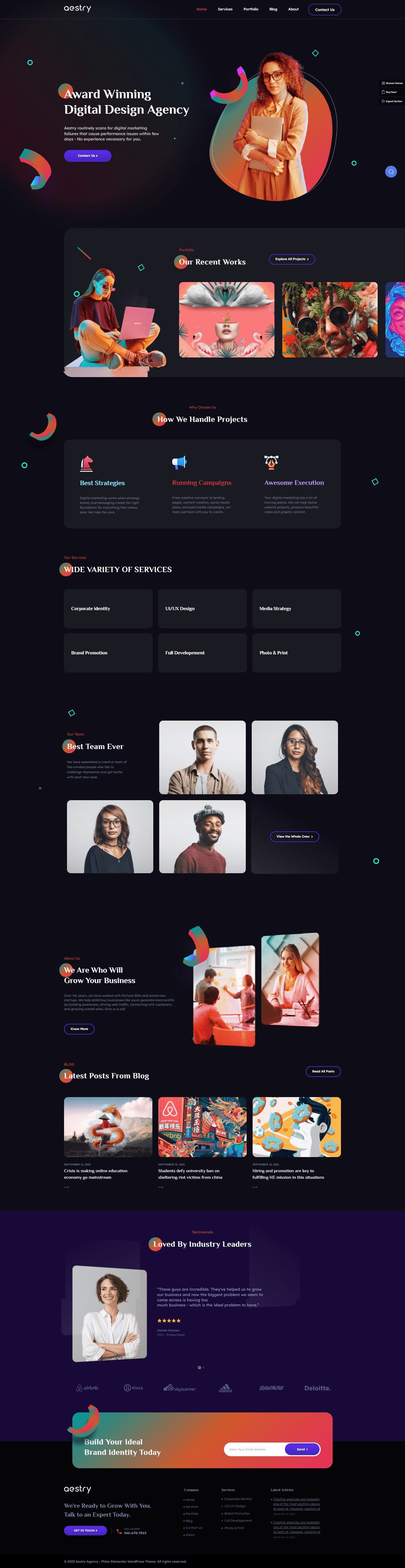 phlox creative digital template