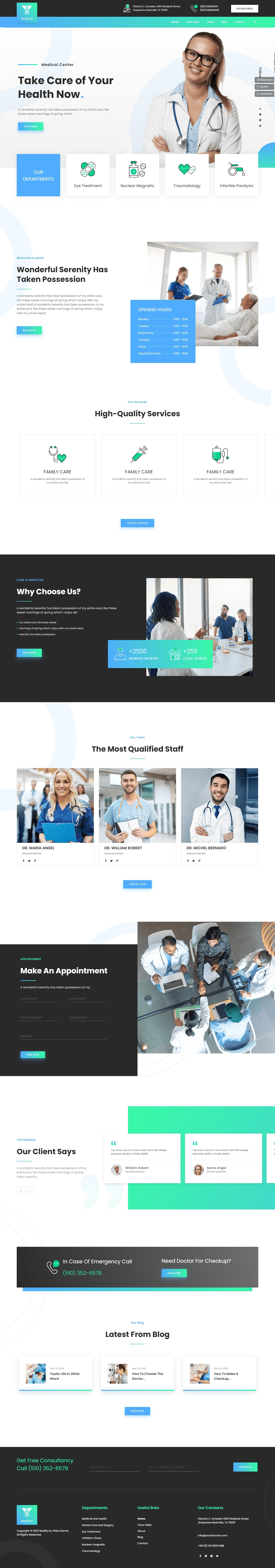 phlox medical service template