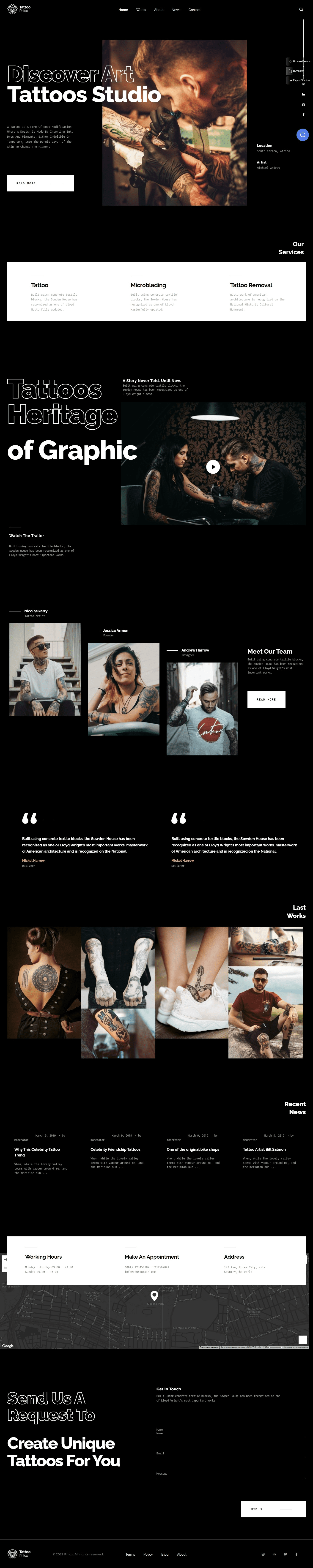 phlox tatoo template
