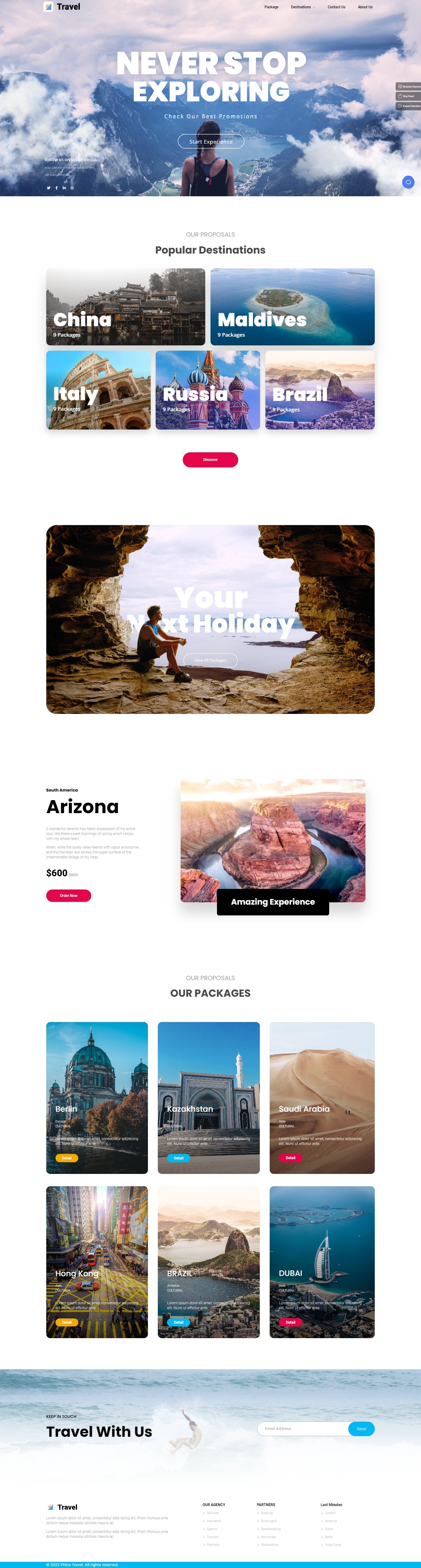 phlox travel template