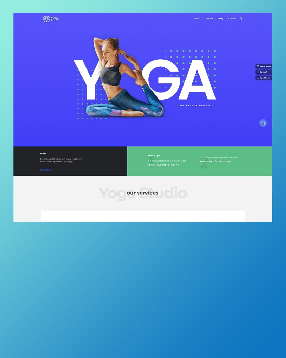 phlox yoga cover