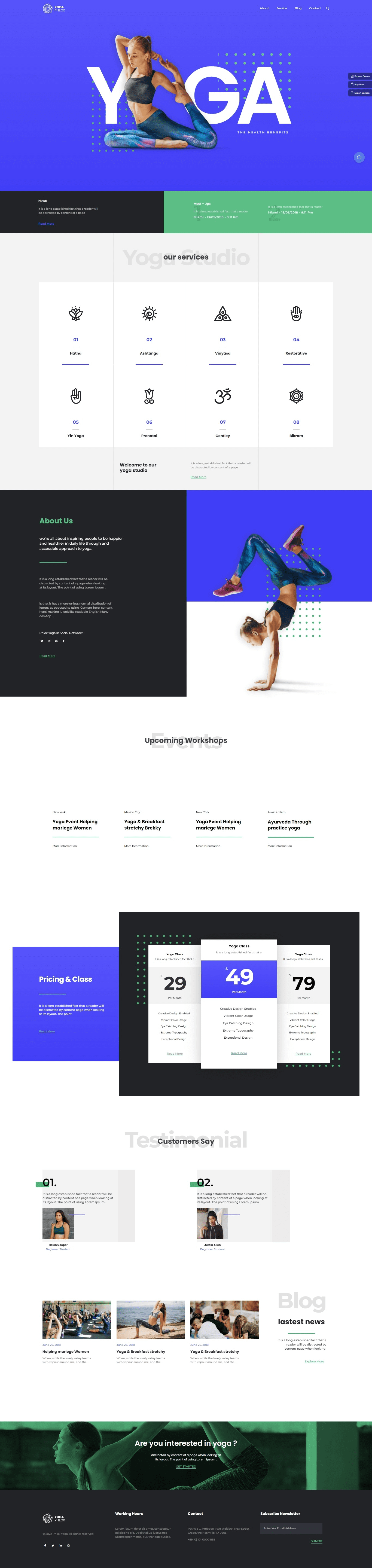 phlox yoga template
