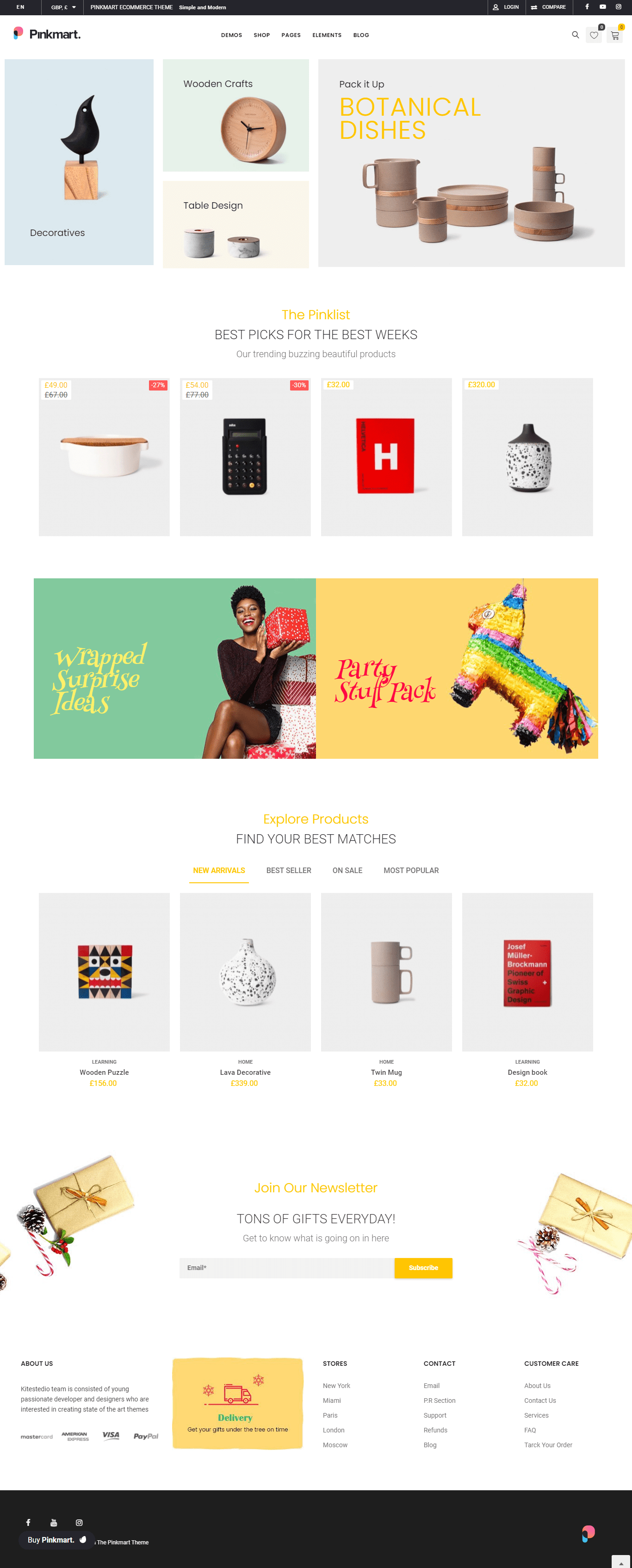 pinkmart minimal shop