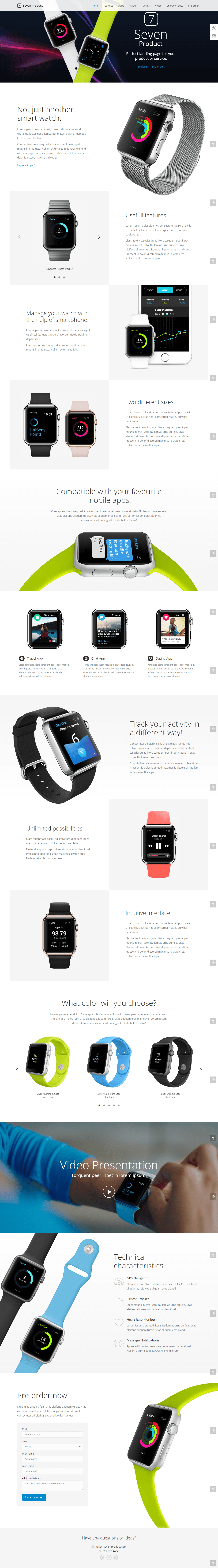 the7 io product landing page