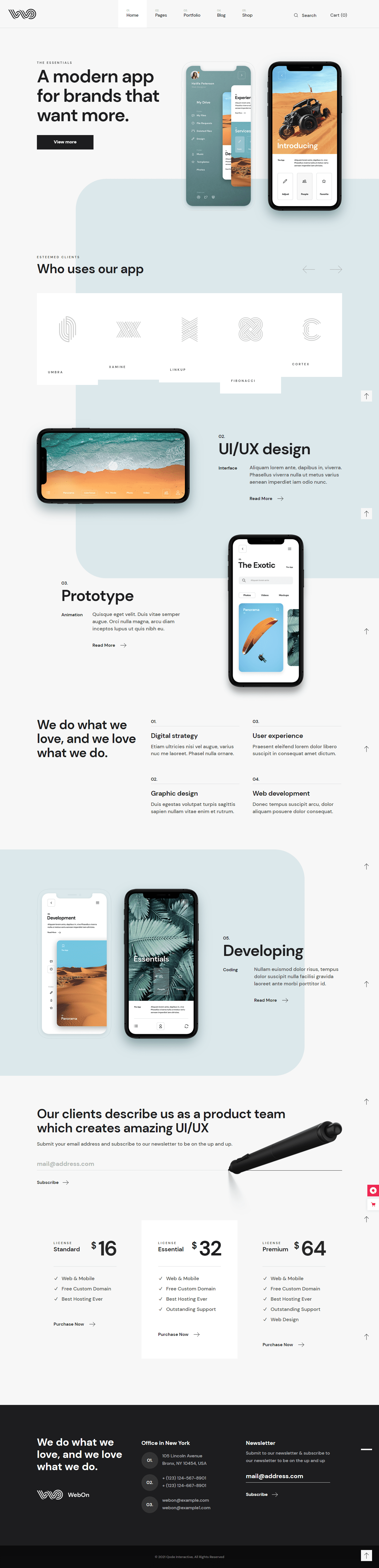 webon mobile app