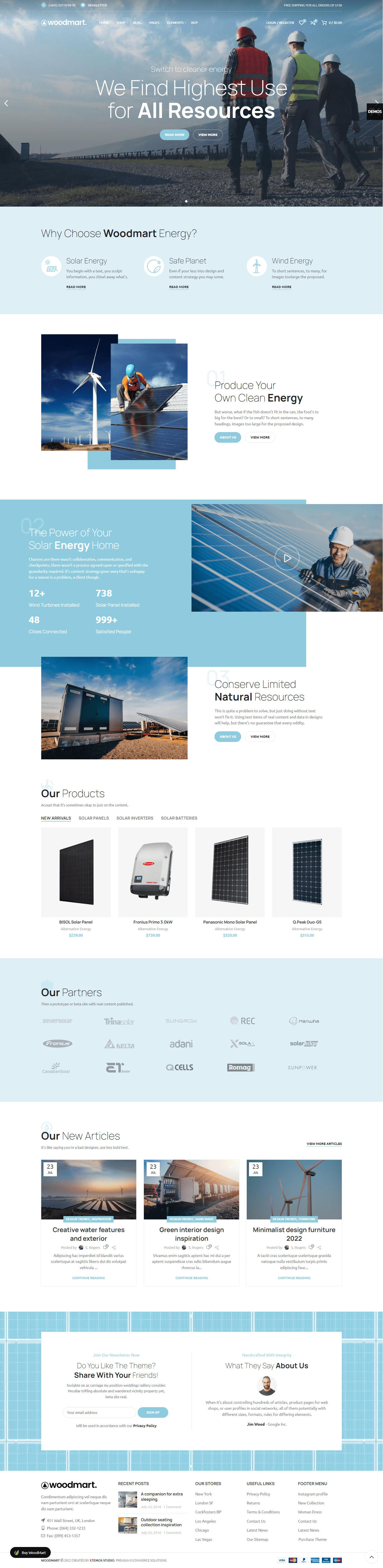 woodmart alternative energy