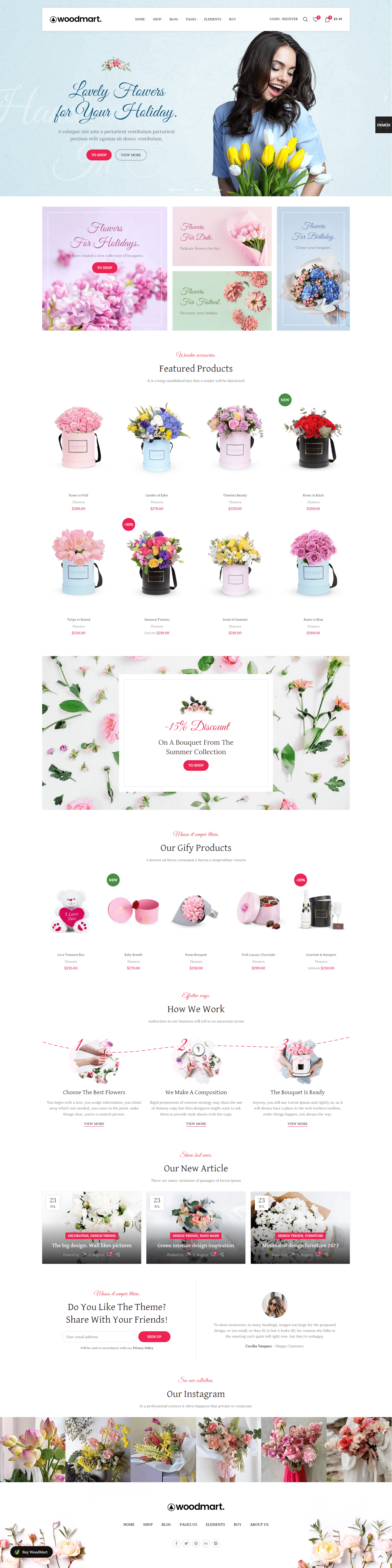 woodmart flowers