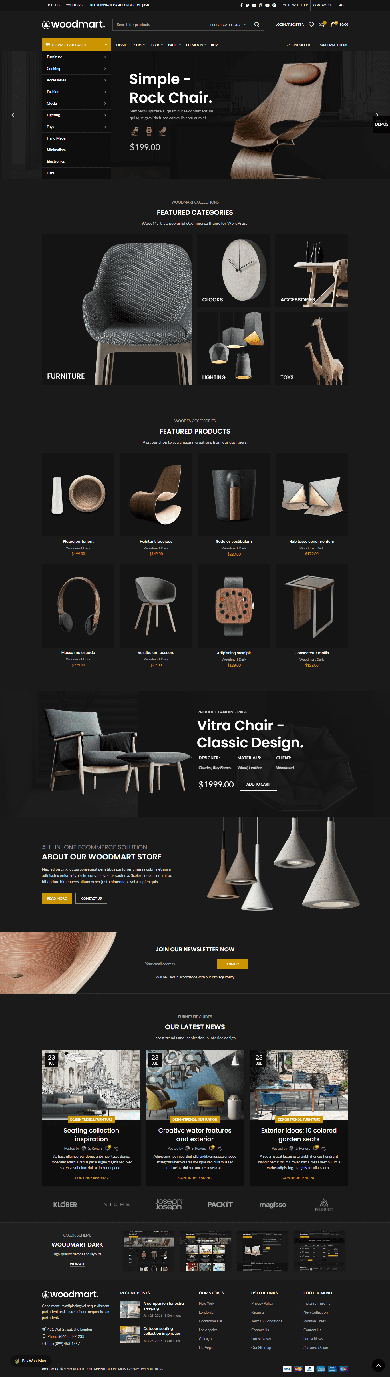 woodmart furniture dark