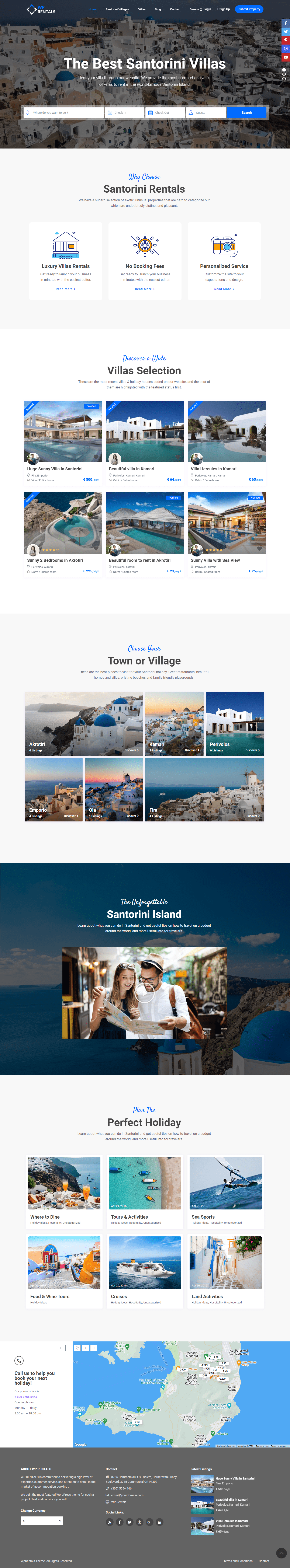 wprentals santorini villas