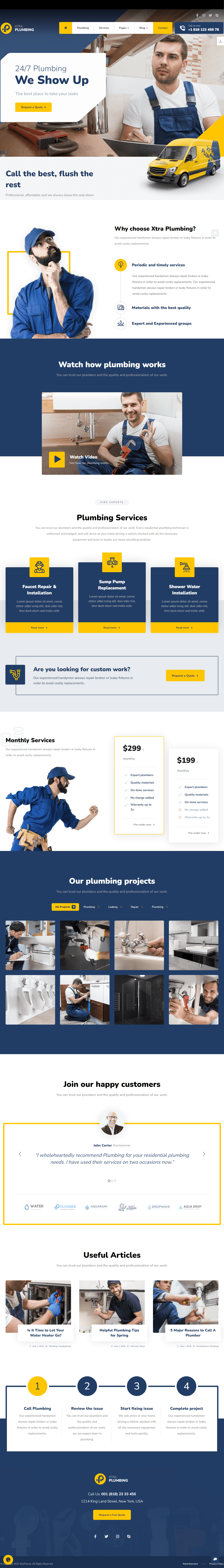 xtratheme plumbing